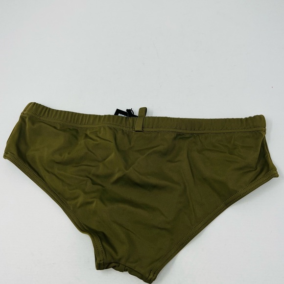 DSQUARED2***Khaki Green Men’s Swim Briefs**Medium $289 - Picture 3 of 3